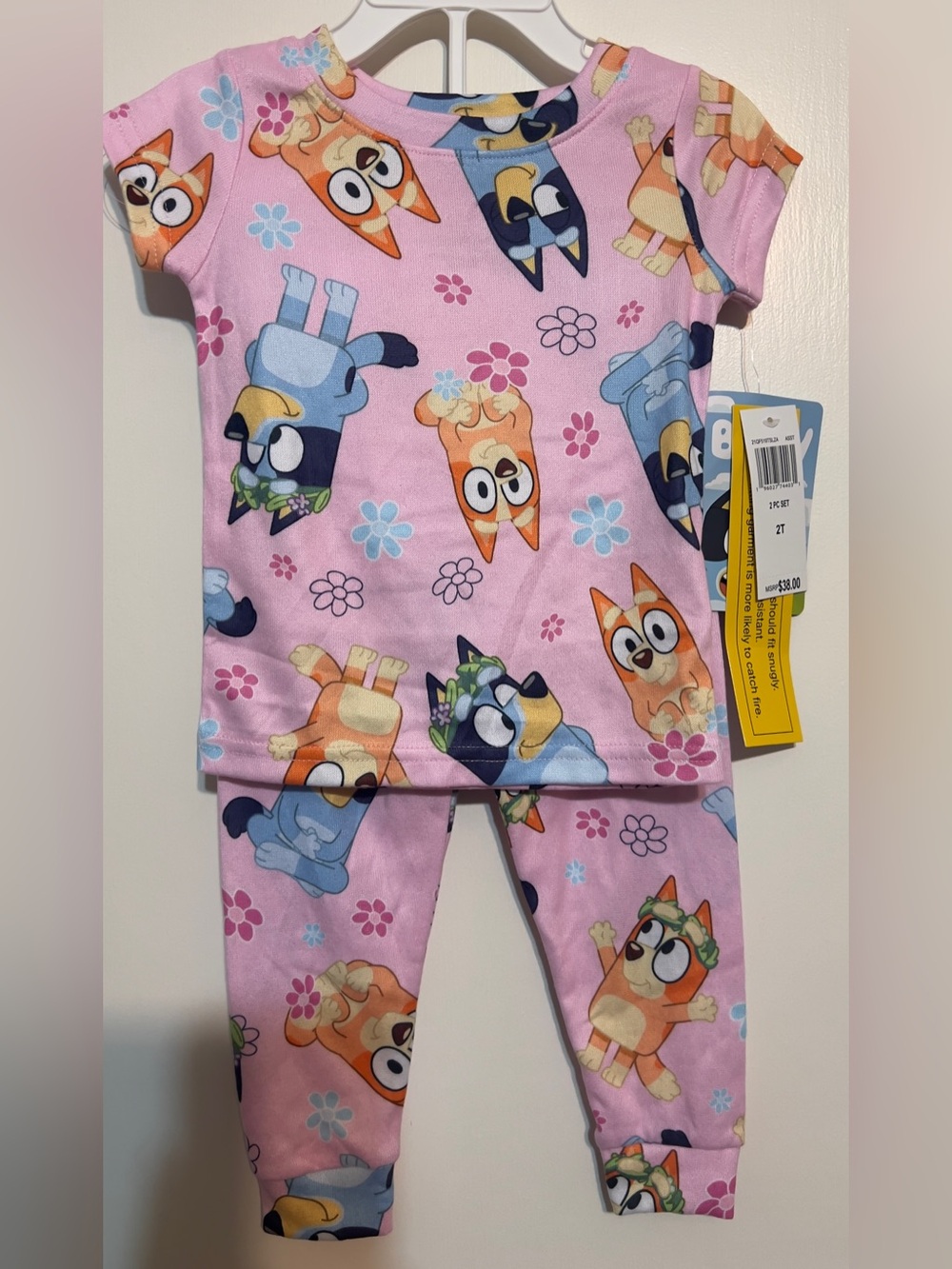 Bluey Pajama Set size 2T